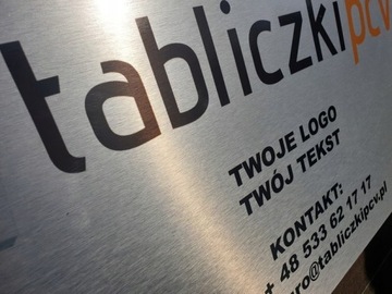 TABLICA INFORMACYJNA REKLAMOWA SZYLD REKLAMOWY FV