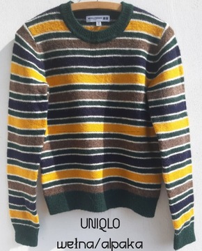 UNIQLO& Ines de La Fressange sweter z wełną alpaki