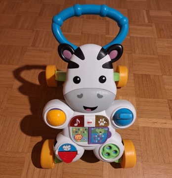 Pchacz Chodzik Fisher Price Zebra DPL53 j.polski