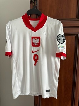 Koszulka Reprezentacji Polski Euro 2024 Lewandowski Rozmiar L