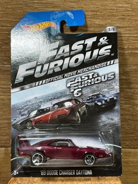 69 Dodge Charger Daytona Fast & Furious Hot Wheels