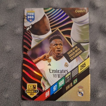 Karty Fifa Panini 365 2024 Giant, Gol 35 Vini Jr.