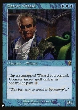 Karta MTG Patron Wizard (The List)