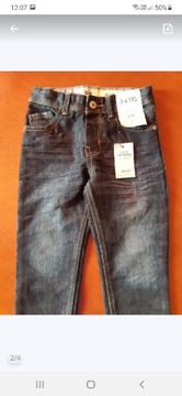 Spodnie jeansowe nowe dla chłopca 3-4 lata