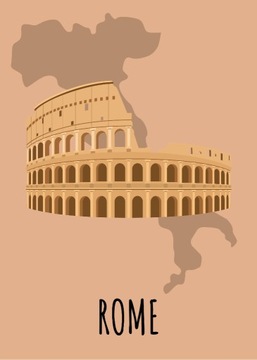 Plakat “ROME 1” 70x50cm - PROMOCJA