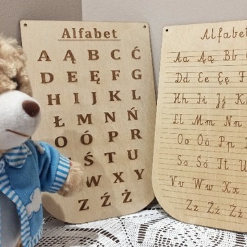 Alfabet - tabliczka edukacyjna