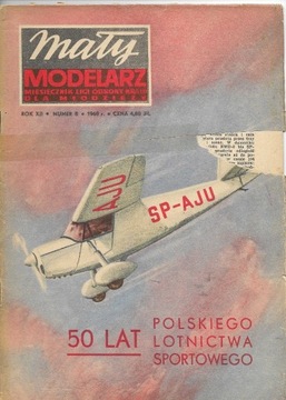 SP -AJU 50 lat Polskiego Lotnictwa Sportowego MM 8/1969
