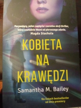thriller "Kobieta na krawędzi" Samantha M. Bailey
