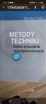 Metody i techniki badań w st miedzn SUŁEK