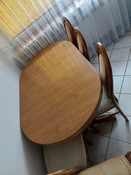 Solidny stół + 4 krzesła OKAZJA