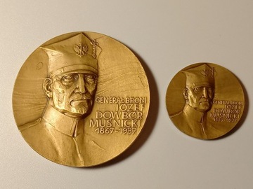 Medal Gen. Br. Józef Dowbór-Muśnicki + miniatura