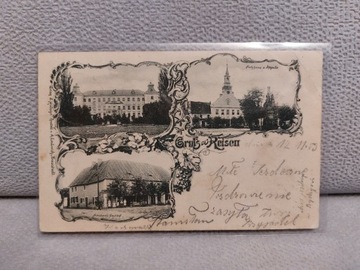 Gruss aus Reisen Rydzyna 1903 rok 