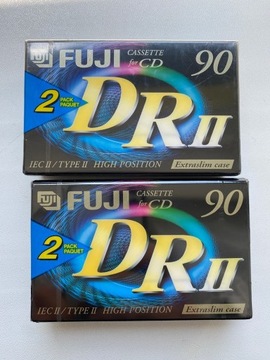Kasta magnetofonowa Fuji DR II 2 sztuki opakowanie