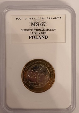 12 Osin Przemyśl 2009r. - grading PCG MS67