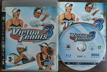 Virtua Tennis 3 na PS3. Komplet. 