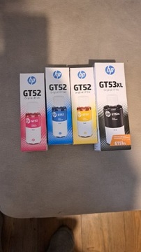Zestaw tuszy HP GT52 / GT53 wszystkie koloru 