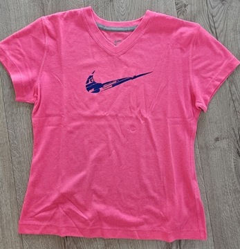 Nike T-shirt dziewczęcy r. 128 super stan!