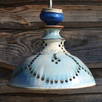 Stylowa stara porcelanowa lampa sufitowa