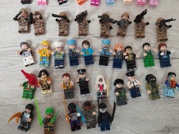 Minifigurki kompatybilne z LEGO mix zestaw losowy.