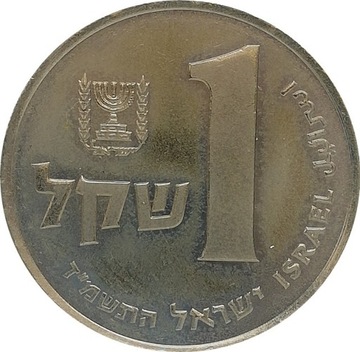 Izrael 1 sheqel 1984, KM#111