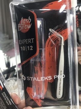 Staleks Profesjonalna pęseta do rzęs EXPERT 10/12