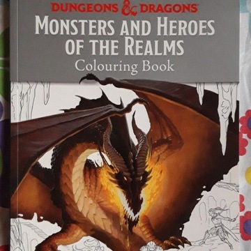 Dungeons & Dragons Colouring Book - Kolorowanka