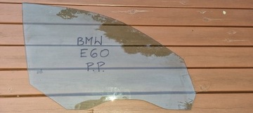 BMW 5 E60 E61 Szyba prawy przód PP oem 