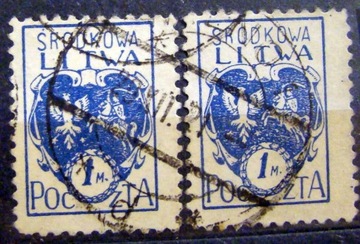 2 x Fi. 20B. Litwa Środkowa. 1921r. Kas. Wilno 1. 