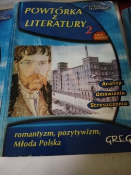 Powtórka z literatury nr 2 liceum brak mini ściagi