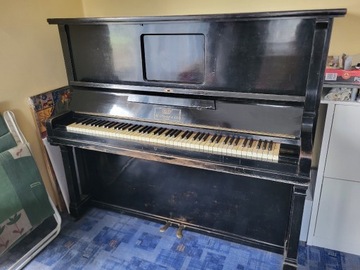 Pianino firmy Olbrich Glatz z pianolą