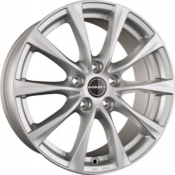 Felgi aluminiowe BORBET R 16" 5x100 Skoda VW Audi