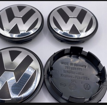 4x kapsle dekielki VW GOLF PASSAT 65mm 3B7601171