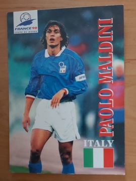 Paolo Maldini pocztówka