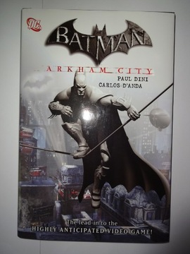 BATMAN ARKHAM CITY PREQUEL DO GRY Hardcover