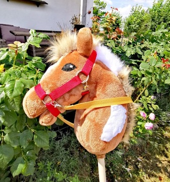 Brązowy Hobby Horse Koń na kijku - Zejda 