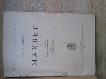 Makbet William Szekspir 1951