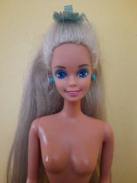 Lalka Barbie Magic Hair Mermaid Blue Unikat