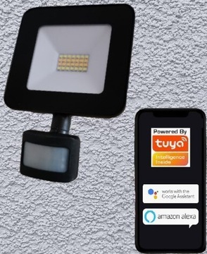 Tuya LED naświetlacz halogen smart ruchu zmierzchu