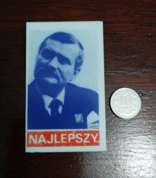 Stara odznaka Lech Wałęsa Najlepszy