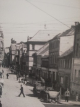 Grodzisk PRL 1963 ul.Szeroka , auta