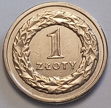 1zł złoty 2010 r. najniższy nakład 3 000 000 szt.