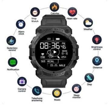 Zegarek smartWatch B33 tętno krokomierz 