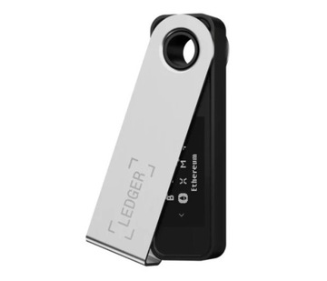 Portfel kryptowalut Ledger Nano S Plus srebrno-czarny ORYGINALNA FOLIA