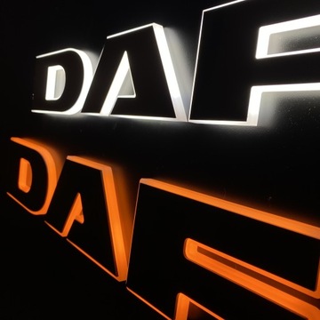 Podświetlane Logo DAF XG 106 na maske grill atrape