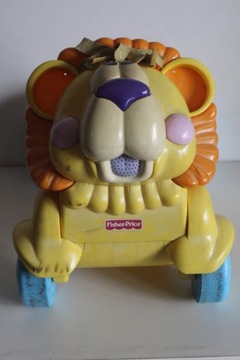 Fisher Price - Pchacz wózek jeździk grający lew