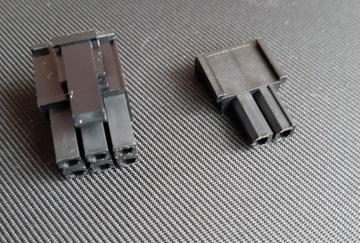 5 szt CZARNY wtyk złącze VGA 8 pin (6+2)