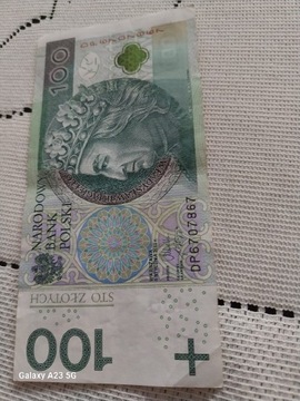 Banknot 100 zł z 2012 r