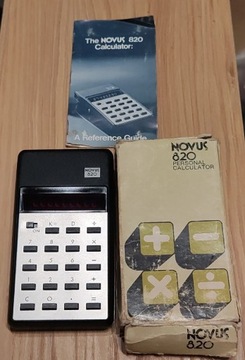 Kalkulator Novus 820 z pudełkiem i instR! RETRO
