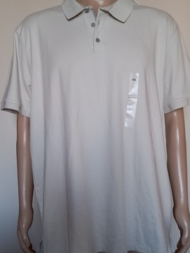 CALVIN KLEIN KOSZULKA POLO MĘSKA r. XXL BEŻOWA