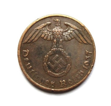 1 Pfennig 1937 r. A.  Niemcy